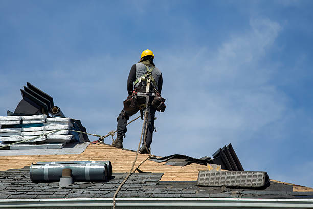 Professional Storm Damage Roof Repair technician working in Philadelphia, MS